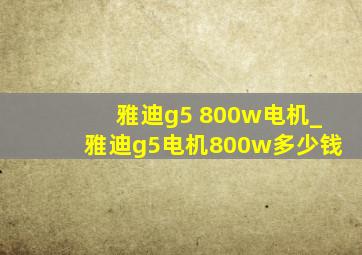 雅迪g5 800w电机_雅迪g5电机800w多少钱